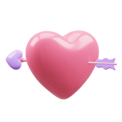 3D Valentine decoration background