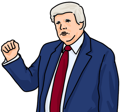 미국대통령 정치인 도널드 트럼프 Donaldtrump 인물 그림