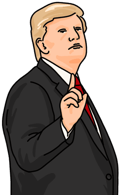 미국대통령 정치인 도널드 트럼프 Donaldtrump 인물 그림