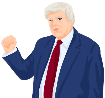 미국대통령 정치인 도널드 트럼프 Donaldtrump 인물 그림