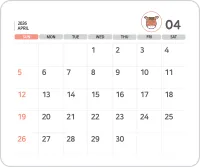 2026-26년-4월_달력-월별달력