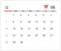 2026-26년-6월_달력-월별달력
