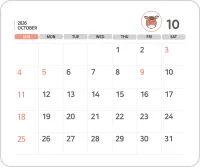 2026-26년-10월_달력-월별달력