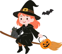 마녀 할로윈 파티 축제 halloween 데코 고양이 박쥐 4