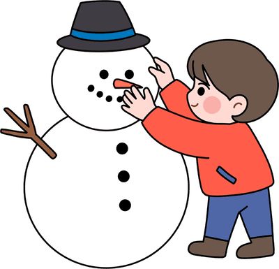 눈사람 만드는 아이