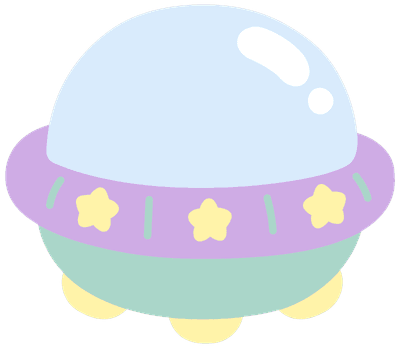 우주 비행선 UFO 일러스트