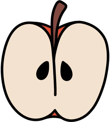 red apple