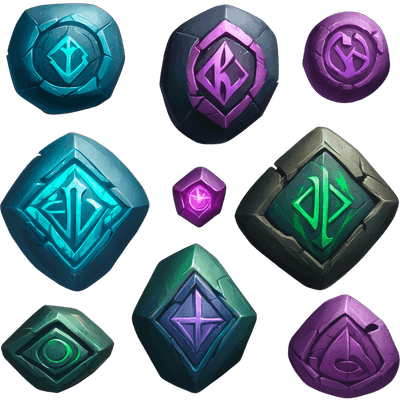 Green gemstones