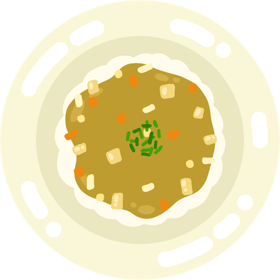 카레라이스 손그림 일러스트