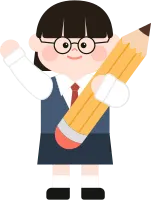 수능 응원 학생 캐릭터