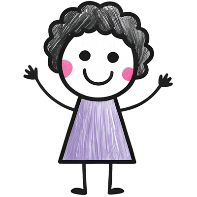 childlike doodle