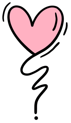 Pink pastel heart