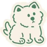 Cute Dog Cartoon. Kawaii Puppy Illustration