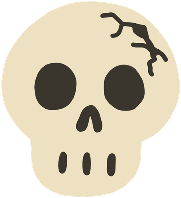 할로윈 해골 Halloween skull