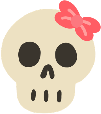 할로윈 해골 Halloween skull