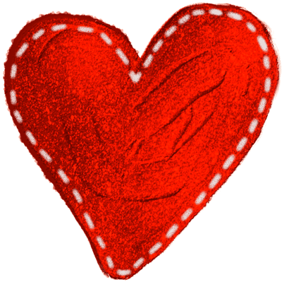하트스티커 Heart sticker