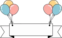 풍선, 환영행사, 현수막, 플래카드 벡터 일러스트
