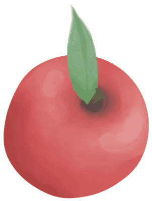 Apple watercoloring illustration, watercolor, PNG