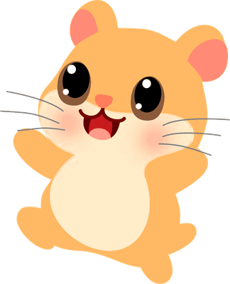 illustration of cute hamster