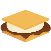 S'mores and Campfire Treats Vector Icon Set
