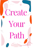 Create Your Path Motivational Typography Art