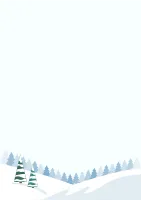 겨울산속마을일러스트_겨울배경