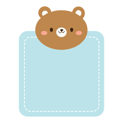 Cute Animal Name Tag Labels