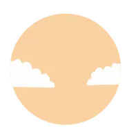 Minimal Round Sky Scene