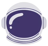 Illustration of an Astronaut Helmet