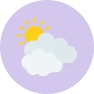 Clouds And Sun Icon