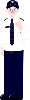경찰관 손가락 인덱싱 
