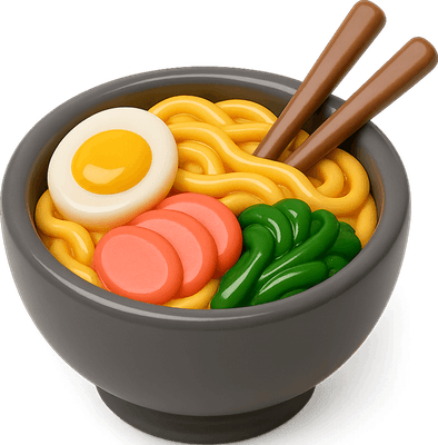 라면 일러스트