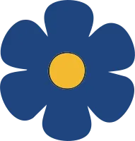 Colorful 70s Floral Shapes