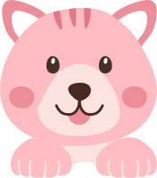 귀여운 핑크 고양이