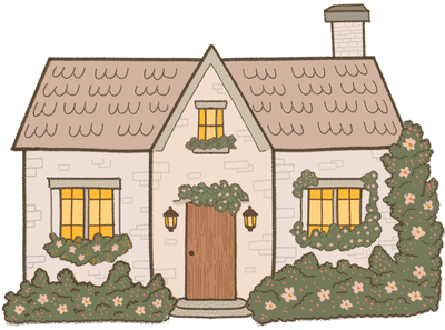 Cottagecore Pastel House