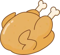 옛날 통닭 일러스트