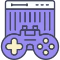 Game Console Icon Vector Element