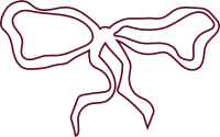 Ribbon Bow Outline