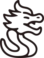 dragon head outline