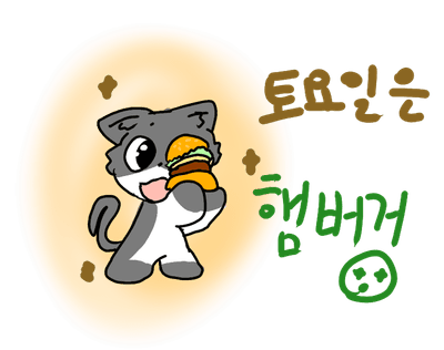 고양이 일주일 점심메뉴