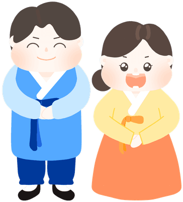 설날 캐릭터