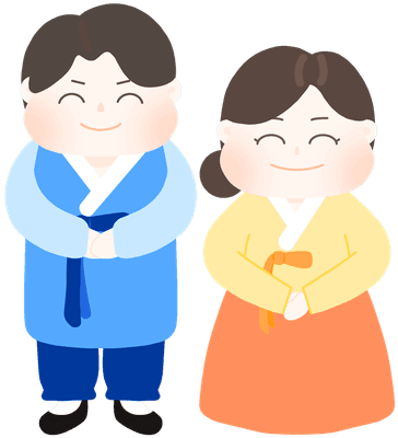 설날 캐릭터