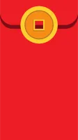 Chinese New Year Icon Set with Lion Dance Lanterns and Lucky Symbols