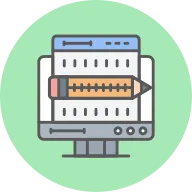 12 - Web Design 11 - Line Filled LIght Color Circle