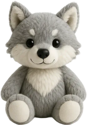 귀여운 늑대 인형