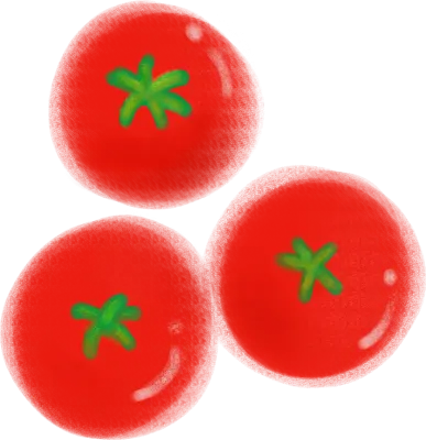 Fresh Red Whole Tomato Watercolor Illustration for Healthy Food Menu and Natural Design