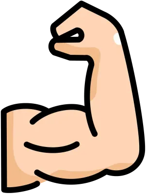 근육 팔
