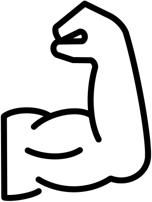 근육 팔