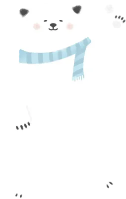 인사하는 북극곰