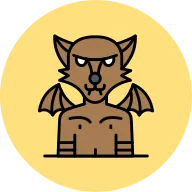 Werewolf Icon Vector Element